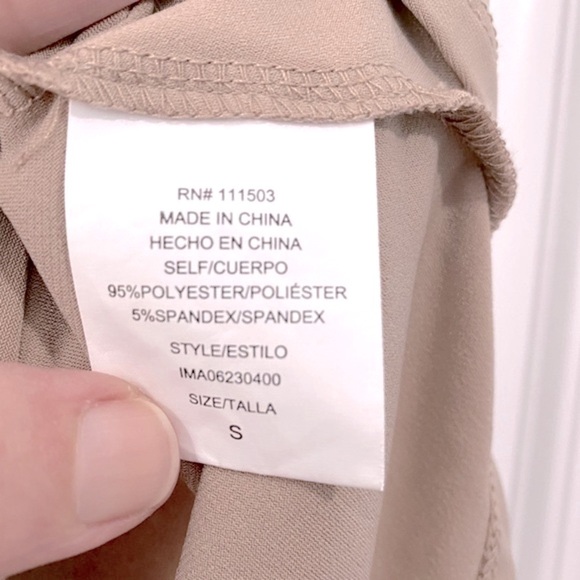 AUW Taupe Tank Top - Picture 5 of 6